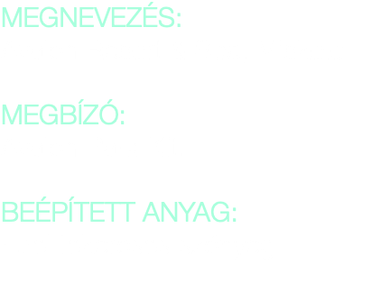 MEGNEVEZÉS: Avalon Resort & Spa, Miskolc MEGBÍZÓ: Avalon Park Kft. BEÉPÍTETT ANYAG: Edel tekercses szőnyeg 