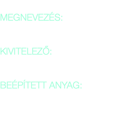 &nbsp;MEGNEVEZÉS: Miskolci Egyetem Teniszcentrum KIVITELEZŐ: FK Raszter Zrt. BEÉPÍTETT ANYAG: Boan sportparketta rendszer, Graboplast tekercses PVC